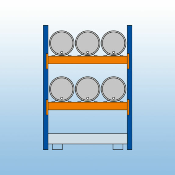 6x 60 l liegend